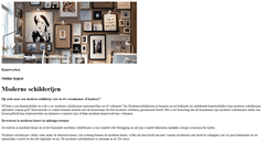 Desktop Screenshot of moderneschilderijen.nl